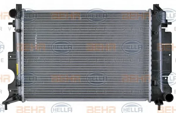 8MK 376 720-551 BEHR/HELLA/PAGID Радиатор охлаждения двигателя (фото 2)