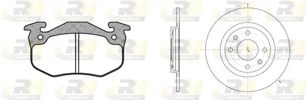 8144.00 ROADHOUSE Комплект тормозов, дисковый тормозной механизм (фото 1)