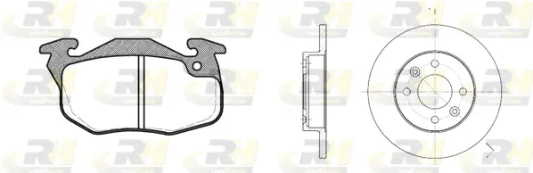 8192.01 ROADHOUSE Комплект тормозов, дисковый тормозной механизм (фото 1)