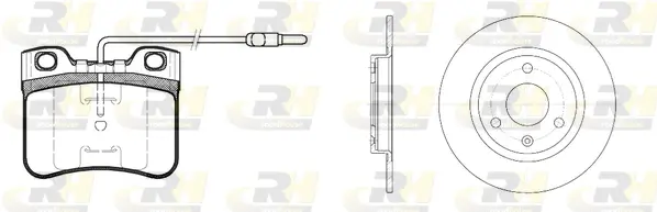 8247.02 ROADHOUSE Комплект тормозов, дисковый тормозной механизм (фото 1)