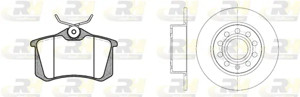 8263.06 ROADHOUSE Комплект тормозов, дисковый тормозной механизм (фото 1)