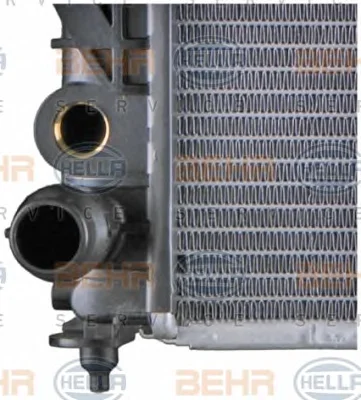8MK 376 720-591 BEHR/HELLA/PAGID Радиатор охлаждения двигателя (фото 9)