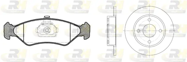 8285.01 ROADHOUSE Комплект тормозов, дисковый тормозной механизм (фото 1)