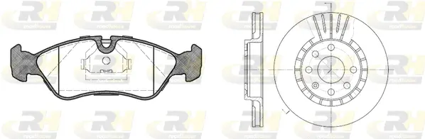 8286.00 ROADHOUSE Комплект тормозов, дисковый тормозной механизм (фото 1)