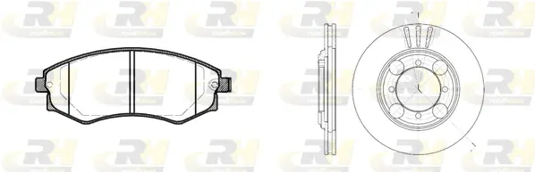 8318.00 ROADHOUSE Комплект тормозов, дисковый тормозной механизм (фото 1)