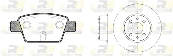 8861.00 ROADHOUSE Комплект тормозов, дисковый тормозной механизм (фото 1)