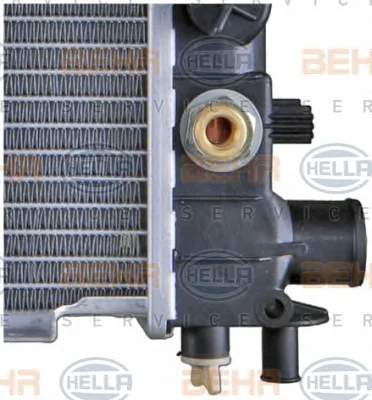8MK 376 720-781 BEHR/HELLA/PAGID Радиатор охлаждения двигателя (фото 10)