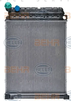 8MK 376 721-261 BEHR/HELLA/PAGID Радиатор охлаждения двигателя (фото 2)