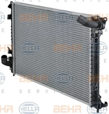 8MK 376 749-511 BEHR/HELLA/PAGID Радиатор охлаждения двигателя (фото 7)