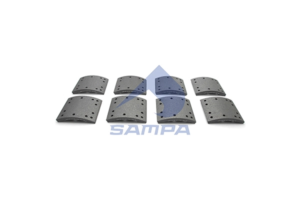 096.624 SAMPA Комплект тормозных башмаков, барабанные тормоза (фото 1)
