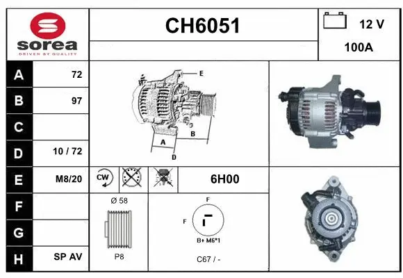 CH6051 SERA Генератор (фото 1)