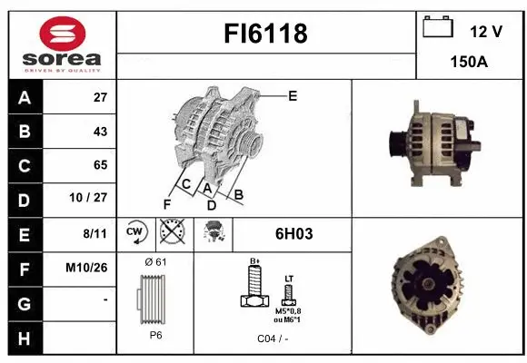 FI6118 SERA Генератор (фото 1)