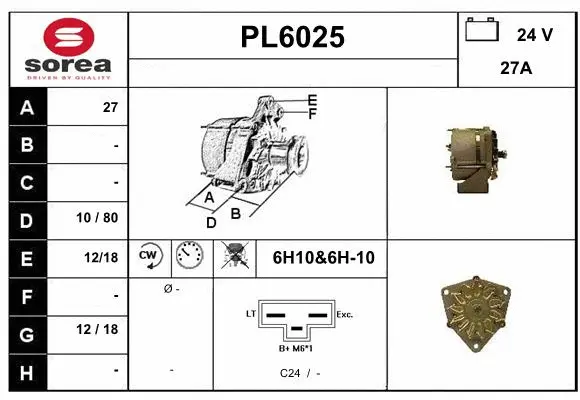 PL6025 SERA Генератор (фото 1)