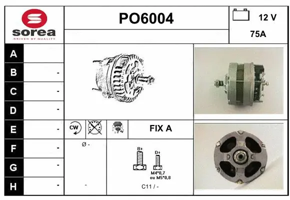 PO6004 SERA Генератор (фото 1)