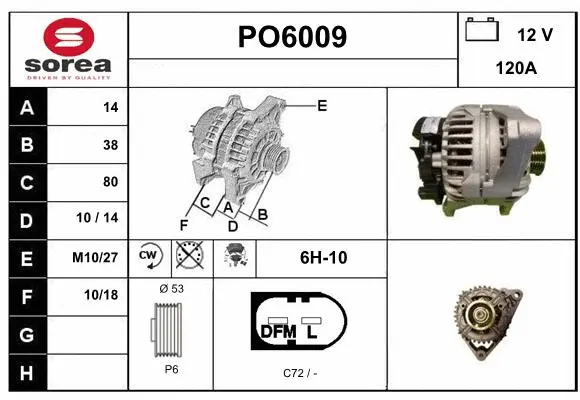 PO6009 SERA Генератор (фото 1)