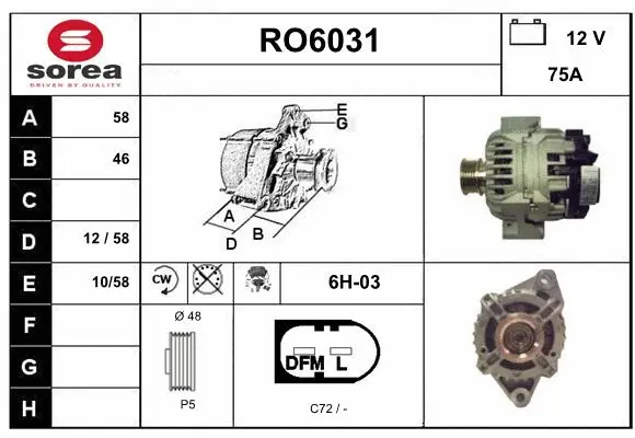 RO6031 SERA Генератор (фото 1)