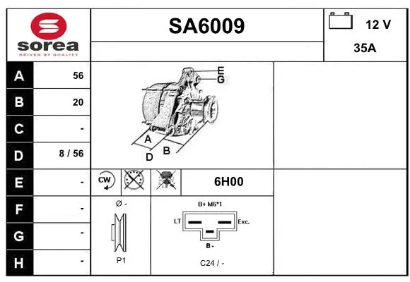 SA6009 SERA Генератор (фото 1)