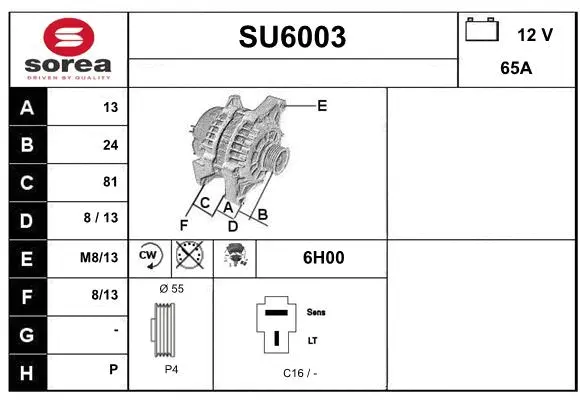 SU6003 SERA Генератор (фото 1)
