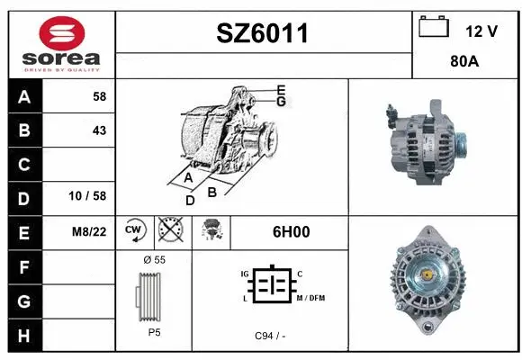 SZ6011 SERA Генератор (фото 1)