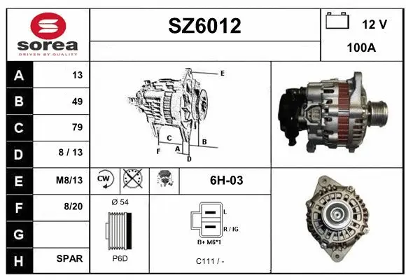 SZ6012 SERA Генератор (фото 1)