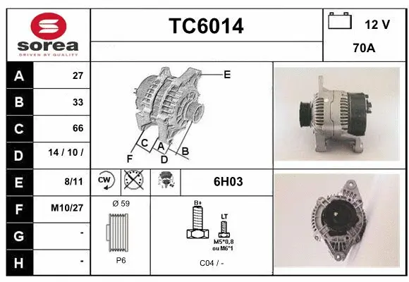 TC6014 SERA Генератор (фото 1)