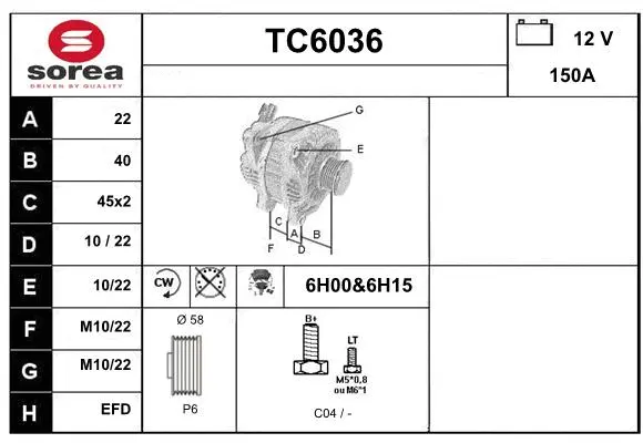 TC6036 SERA Генератор (фото 1)