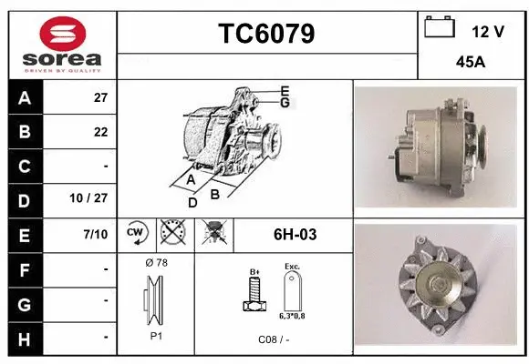 TC6079 SERA Генератор (фото 1)