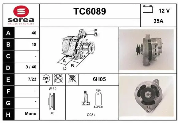 TC6089 SERA Генератор (фото 1)