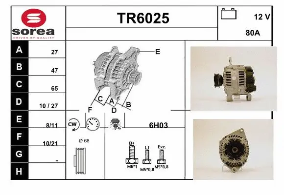 TR6025 SERA Генератор (фото 1)