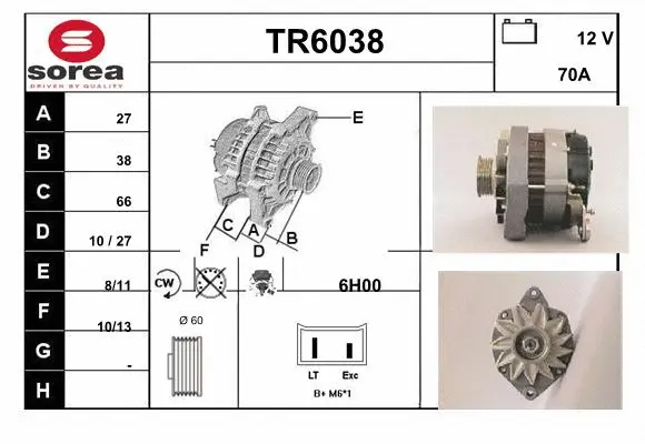 TR6038 SERA Генератор (фото 1)