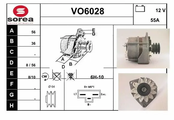 VO6028 SERA Генератор (фото 1)
