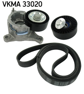 VKMA 33020 SKF Поликлиновой ременный комплект (фото 1)
