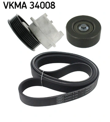 VKMA 34008 SKF Поликлиновой ременный комплект (фото 1)