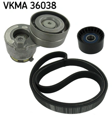 VKMA 36038 SKF Поликлиновой ременный комплект (фото 1)