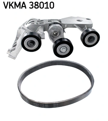 VKMA 38010 SKF Поликлиновой ременный комплект (фото 1)
