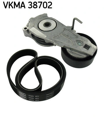 VKMA 38702 SKF Поликлиновой ременный комплект (фото 1)