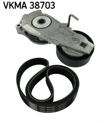 VKMA 38703 SKF Поликлиновой ременный комплект (фото 1)