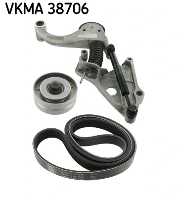 VKMA 38706 SKF Поликлиновой ременный комплект (фото 1)