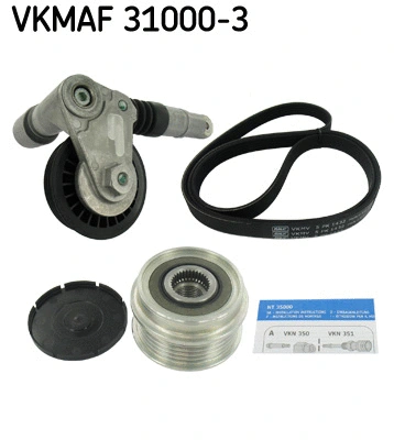 VKMAF 31000-3 SKF Поликлиновой ременный комплект (фото 1)