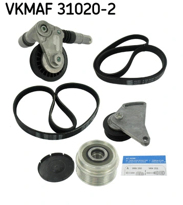 VKMAF 31020-2 SKF Поликлиновой ременный комплект (фото 2)