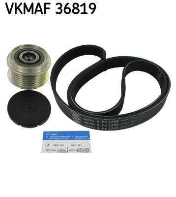 VKMAF 36819 SKF Поликлиновой ременный комплект (фото 1)