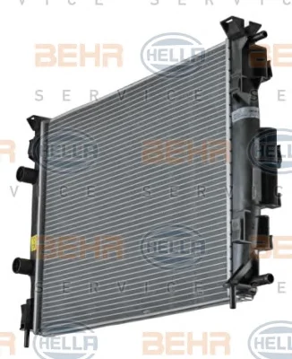 8MK 376 772-031 BEHR/HELLA/PAGID Радиатор охлаждения двигателя (фото 7)
