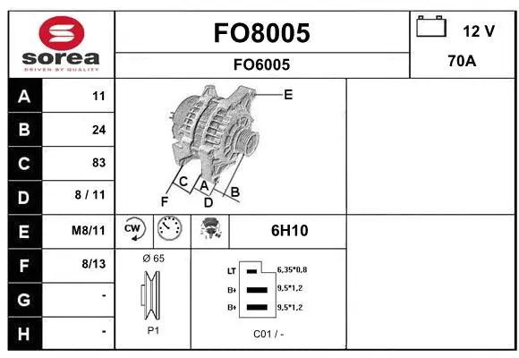 FO8005 SNRA Генератор (фото 1)