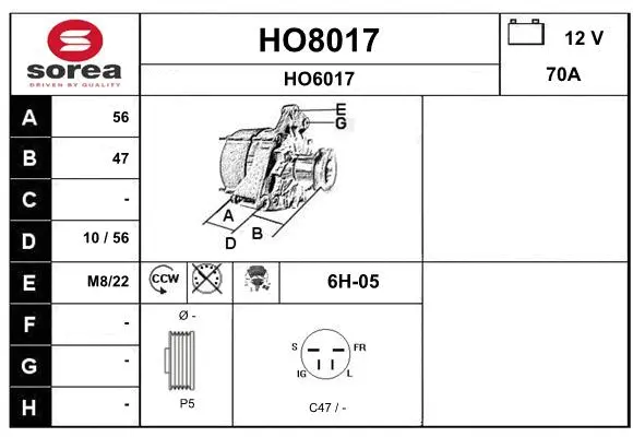 HO8017 SNRA Генератор (фото 1)