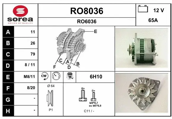 RO8036 SNRA Генератор (фото 1)