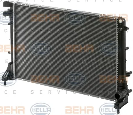 8MK 376 900-191 BEHR/HELLA/PAGID Радиатор охлаждения двигателя (фото 7)