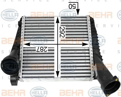 8ML 376 723-471 BEHR/HELLA/PAGID Интеркулер (радиатор интеркулера) (фото 1)