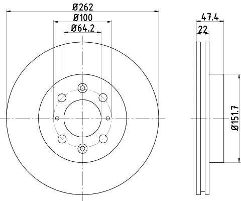 89003100 TEXTAR Комплект тормозов, дисковый тормозной механизм (фото 1)