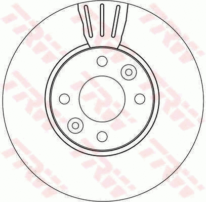 GTD1150 TRW Комплект тормозов, дисковый тормозной механизм (фото 2)
