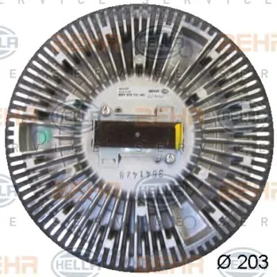 8MV 376 731-361 BEHR/HELLA/PAGID Вентилятор охлаждения радиатора (двигателя) (фото 2)